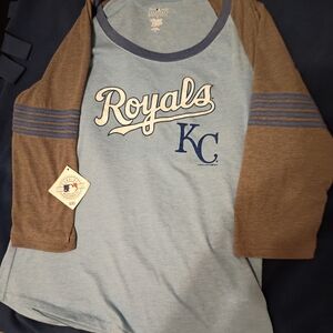 Genuine Merchandise Royals Womens 3/4 Sleeve Tee. Tried On Once. Brand New!